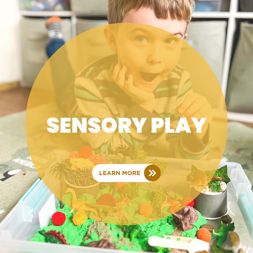 Sensory Play Busy Bins and Buckets
