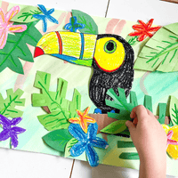 Rainforest Unit Study for Elementary Homeschool Toucan Art Collage