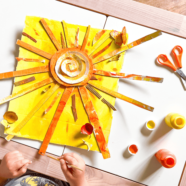 Sun art from Weather Unit Study for Elementary Homeschool