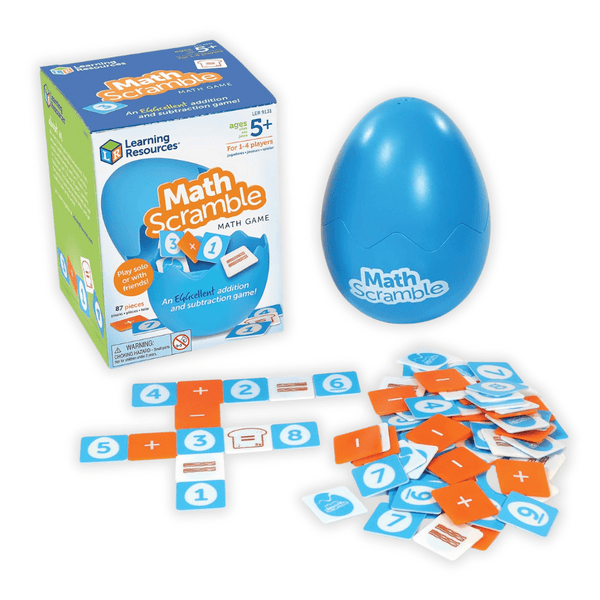 Learning Resources Math Scramble Game - Knowledge Crates
