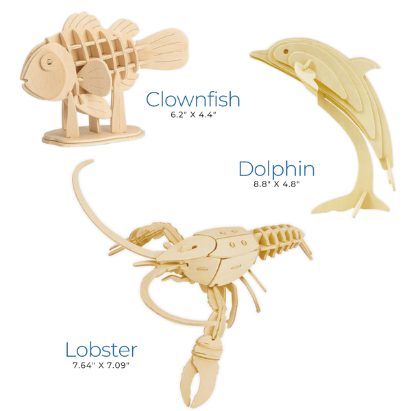 Ocean Creatures Puzzle Pack - Knowledge Crates