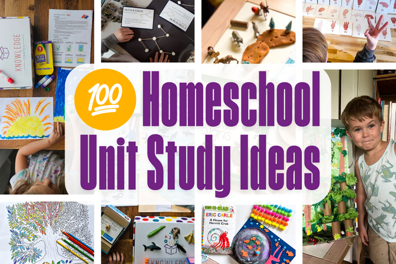 100 homeschool unit study ideas