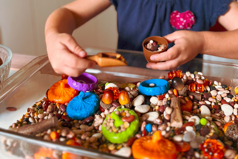 Sensory Bin Fillers Collage