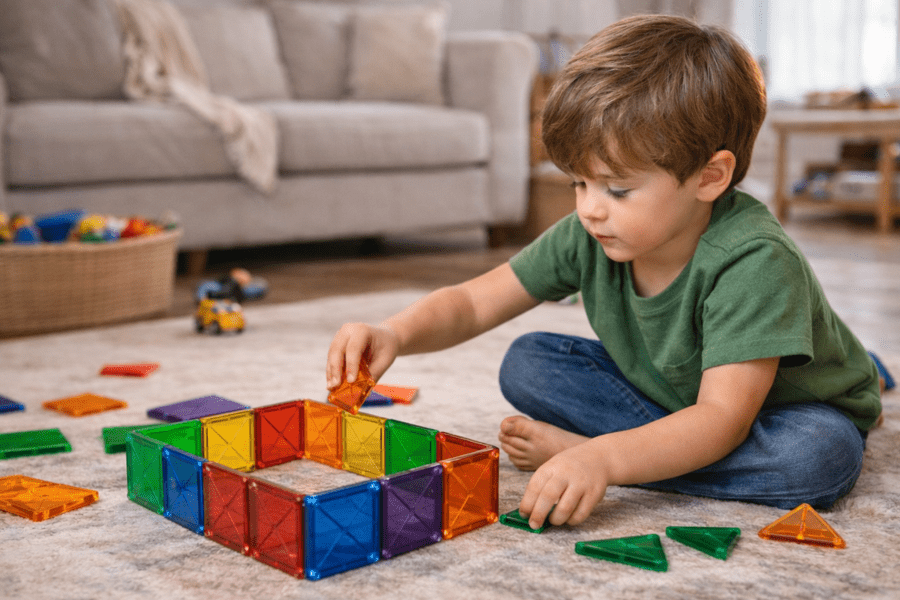 MAGNA-TILES and Independent Play: Why They Actually Work - Knowledge Crates