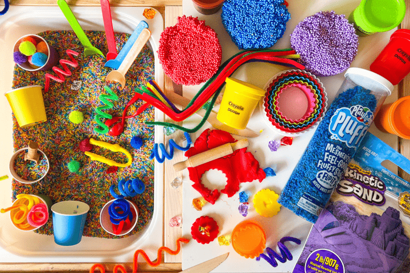 Our Favorite Sensory Bin Fillers:  A Parent's Guide to Fun and Easy Sensory Materials - Knowledge Crates