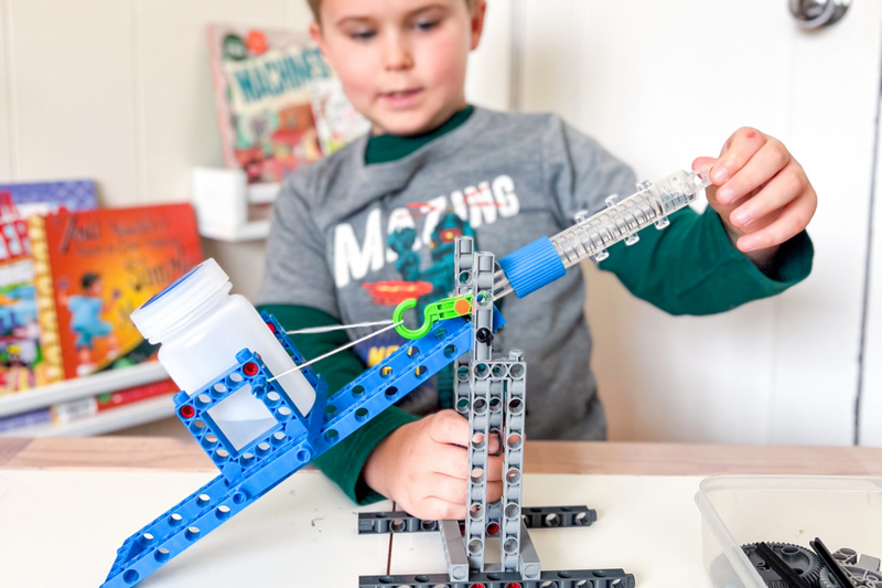 Simple Machines Homeschool Unit Lever Experiment