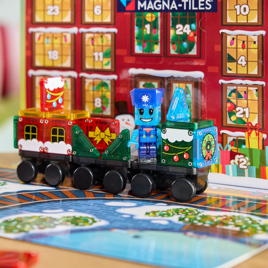 MAGNA-TILES® microMAGS Advent Calendar 34-Piece Set - Magnetic Building Toy | Knowledge Crates