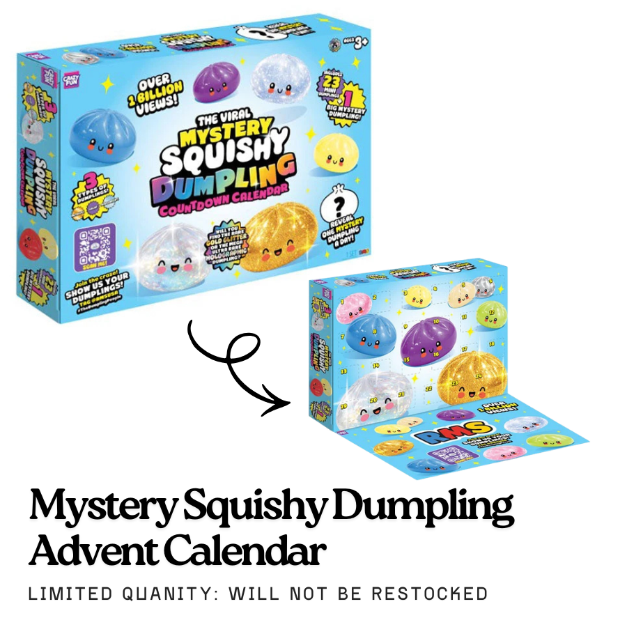 Mystery Dumpling Bao Bun 24-Day Countdown Calendar | Rms® Crazy Fun™ | Knowledge Crates