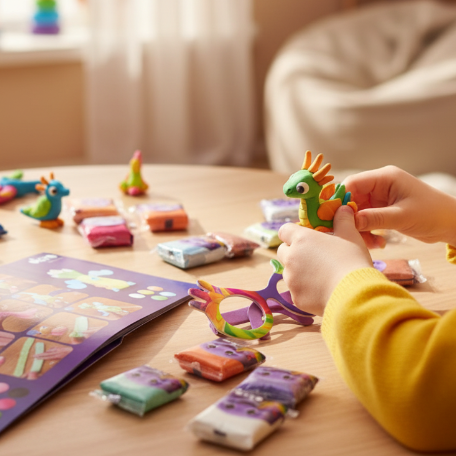 Beginner Air-Dry Clay for Kids Kit for Kids