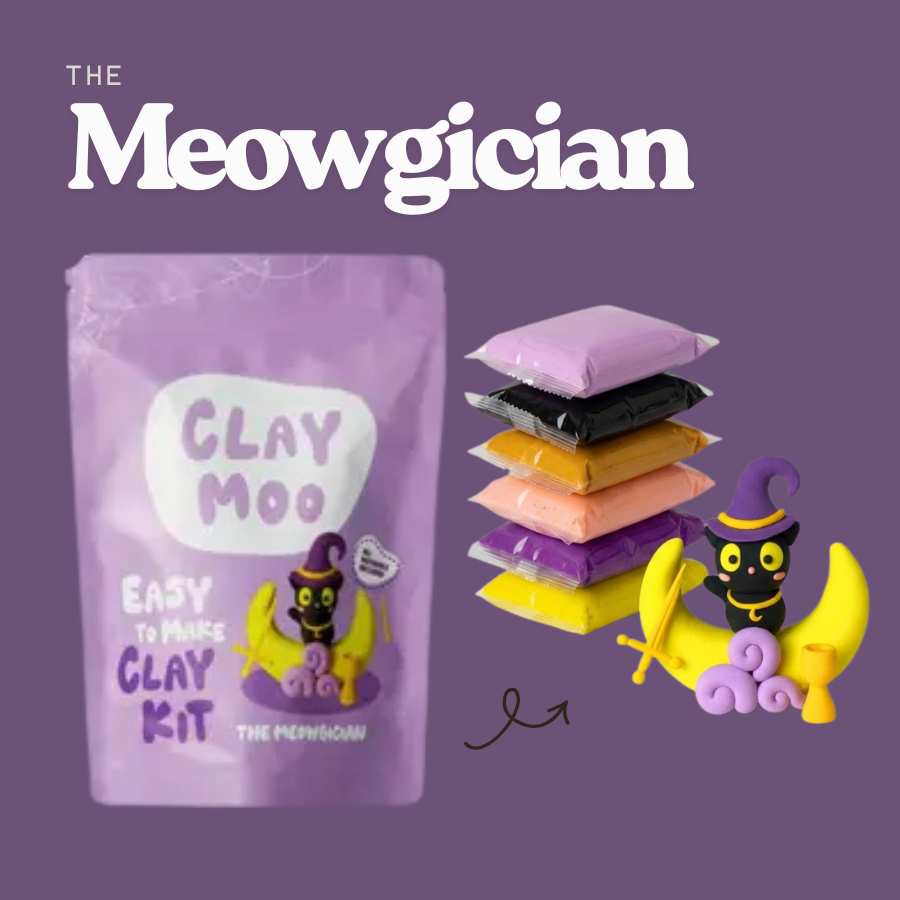 Claymoo The Meowgician Cat Foam Clay Kit | Knowledge Crates