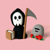 Claymoo Creep It Grim Reaper Foam Clay Kit | Knowledge Crates