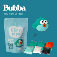 Claymoo Bubba the Pufferfish Foam Clay Kit | Knowledge Crates