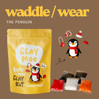 Claymoo Waddle I Wear Penguin Foam Clay Kit | Knowledge Crates