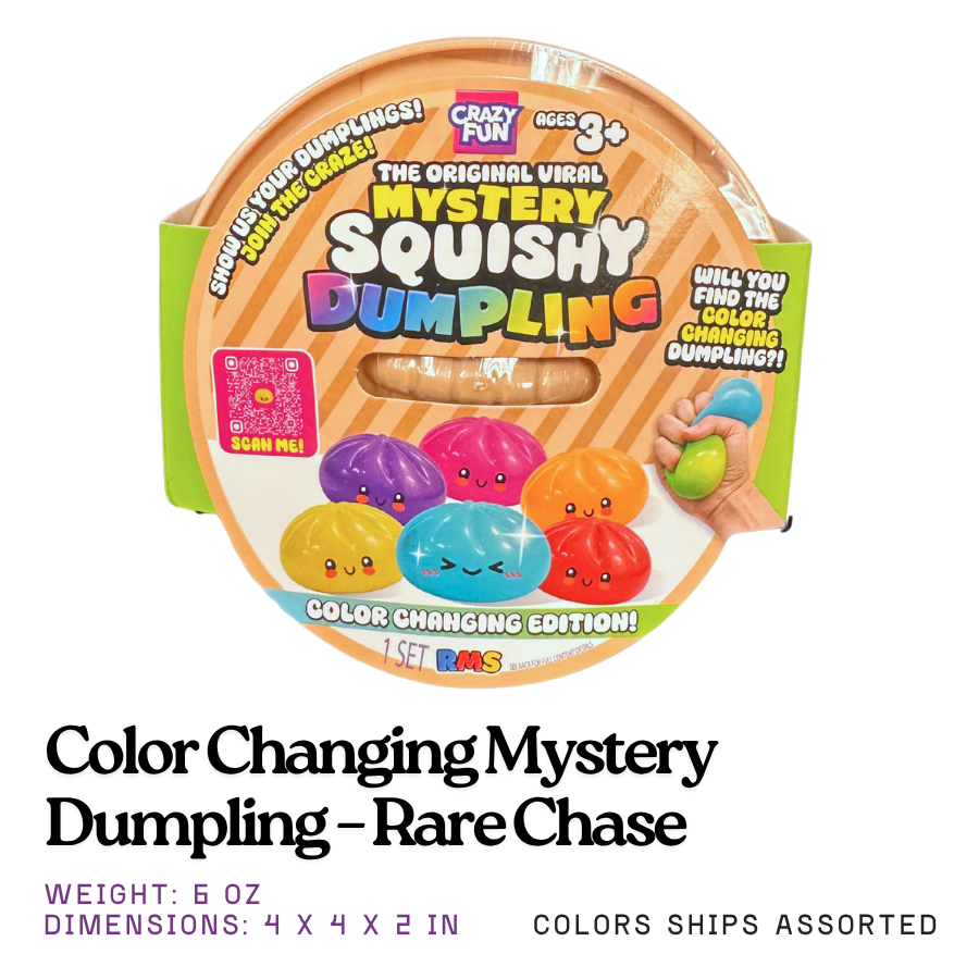 Color-Change Mystery Dumpling Squishy Toy | Rms® Crazy Fun™ | Knowledge Crates