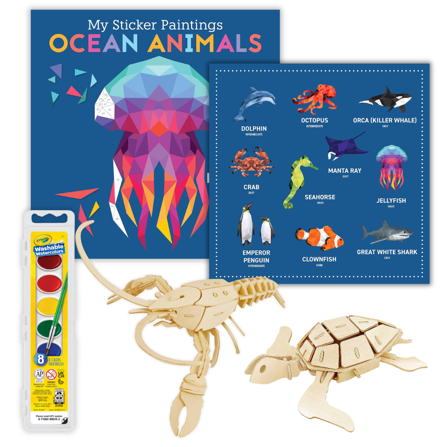 Deep Sea Discovery Pack — Ocean Activity Kit for Kids Ages 6–10 | Knowledge Crates