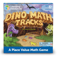 Dino Math Tracks Place Value Math Game for Kids | Knowledge Crates