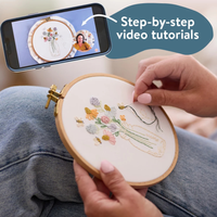 Autumn Leaf Stitch Sampler Beginner Embroidery Kit | Knowledge Crates