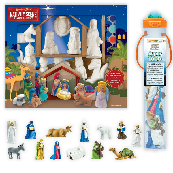 Paint & Play Nativity Learning Set