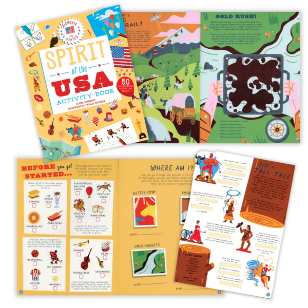 Kids Celebrate America Activity Books Bundle