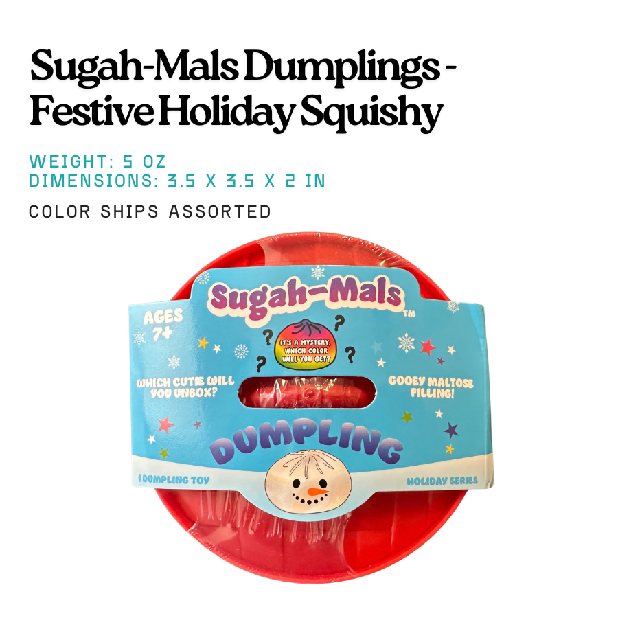 Sugah-Mals Holiday Mystery Dumpling Squishy Toy – Rare Gold Chase | Knowledge Crates