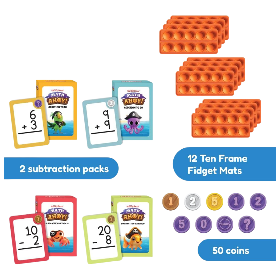 Math Ahoy Addition & Subtraction Game for Kids | Knowledge Crates