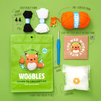 Felix the Fox Beginner Crochet Kit | The Woobles | Knowledge Crates