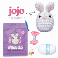 Jojo the Bunny Beginner Crochet Kit | The Woobles | Knowledge Crates