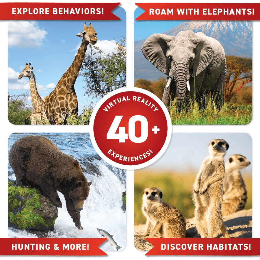 Abacus Brands Virtual Reality Animals Discovery Gift Set - Knowledge Crates