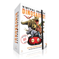 Abacus Brands Virtual Reality Discovery Gift Set w/ Dk Book - Dinosaurs! - Knowledge Crates