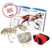 Abacus Brands Virtual Reality Discovery Gift Set w/ Dk Book - Dinosaurs! - Knowledge Crates