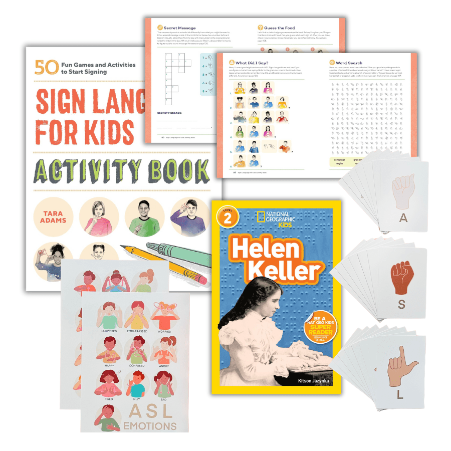 Braille and American Sign Language Kit for Kids – Knowledge Crates