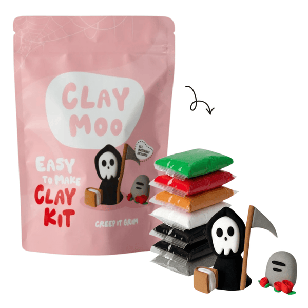 Claymoo Creep It Grim Reaper Foam Clay Kit - Knowledge Crates