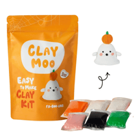 Claymoo Fa-BOO-lous Ghost Foam Clay Kit - Knowledge Crates
