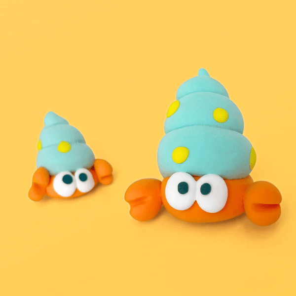 Claymoo Hermie the Crab Foam Clay Kit | Knowledge Crates - Knowledge Crates