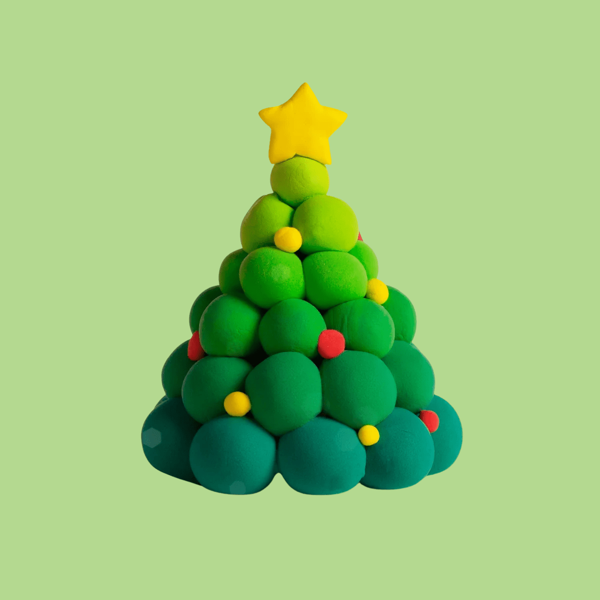 Claymoo Light Me Up Christmas Tree Ornament Foam Clay Kit - Knowledge Crates