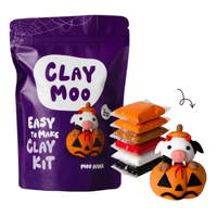 Claymoo Moo Haha Vampire Cow Foam Clay Kit - Knowledge Crates