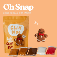 Claymoo Oh Snap Ornament Foam Clay Kit - Knowledge Crates