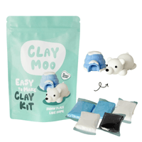 Claymoo Snow Place Like Home Polar Bear Foam Clay Kit - Knowledge Crates