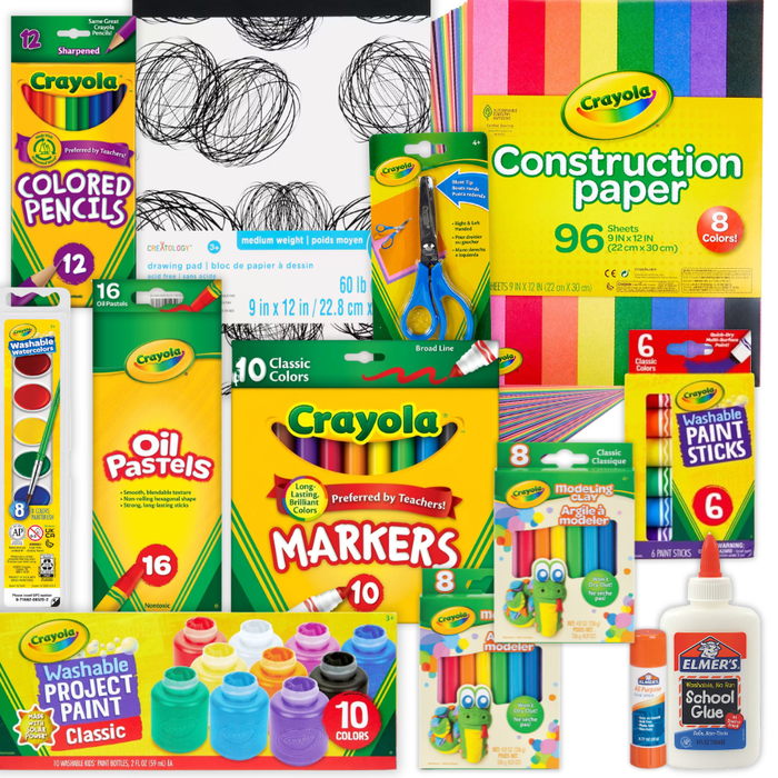 Colossal Crayola Art Supply Kit | Knowledge Crates - Knowledge Crates