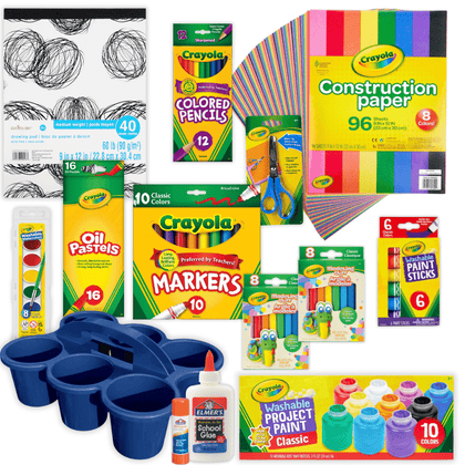 Colossal Crayola Art Supply Kit - Knowledge Crates