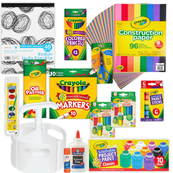 Colossal Crayola Art Supply Kit - Knowledge Crates
