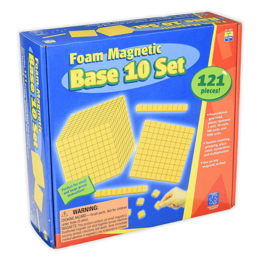 Educational Insights Foam Magnetic Base 10 Set - Knowledge Crates