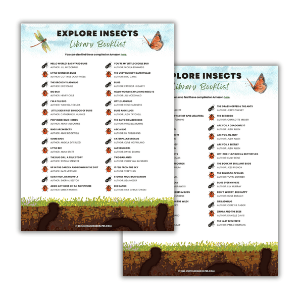 Explore Insects Library Book List - Knowledge Crates