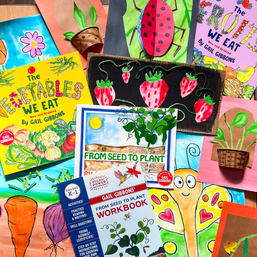 from seed to plant gail gibbons comprehension questions Explore Spring with Gail Gibbons - Early Elementary Unit Study