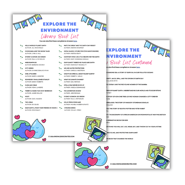 Explore the Environment Library Book List - Free Homeschool Resource | Knowledge Crates - Knowledge Crates
