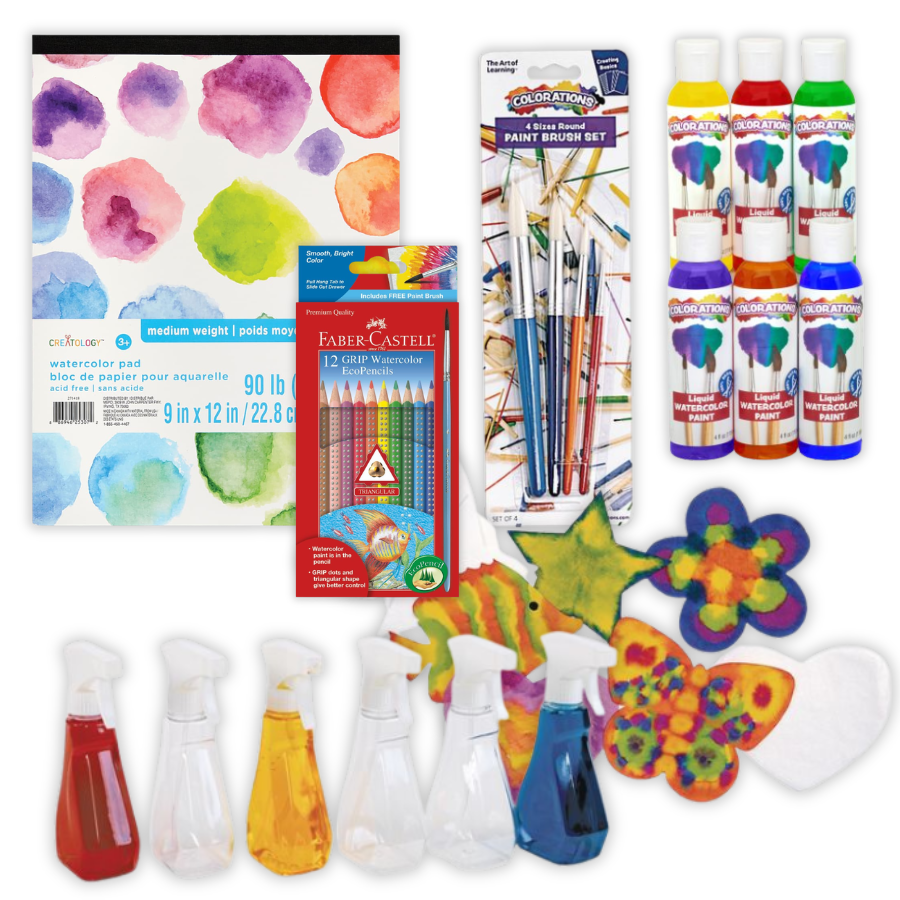 Exploring Watercolors: Hands - On Art Kit | Knowledge Crates - Knowledge Crates