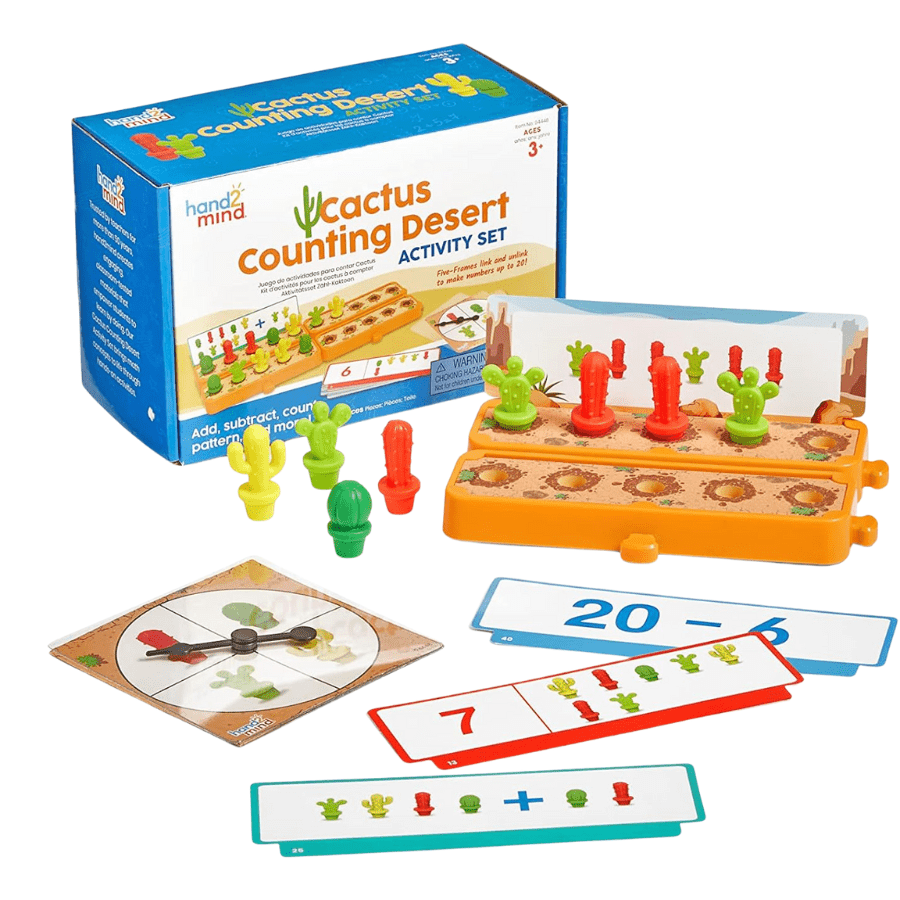 hand2mind Cactus Counting Desert Math Activity Set - Knowledge Crates