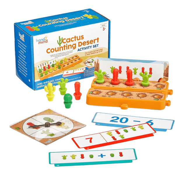 hand2mind Cactus Counting Desert Math Activity Set - Knowledge Crates