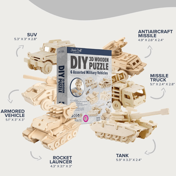 Hands Craft DIY Military Puzzle Set - Knowledge Crates