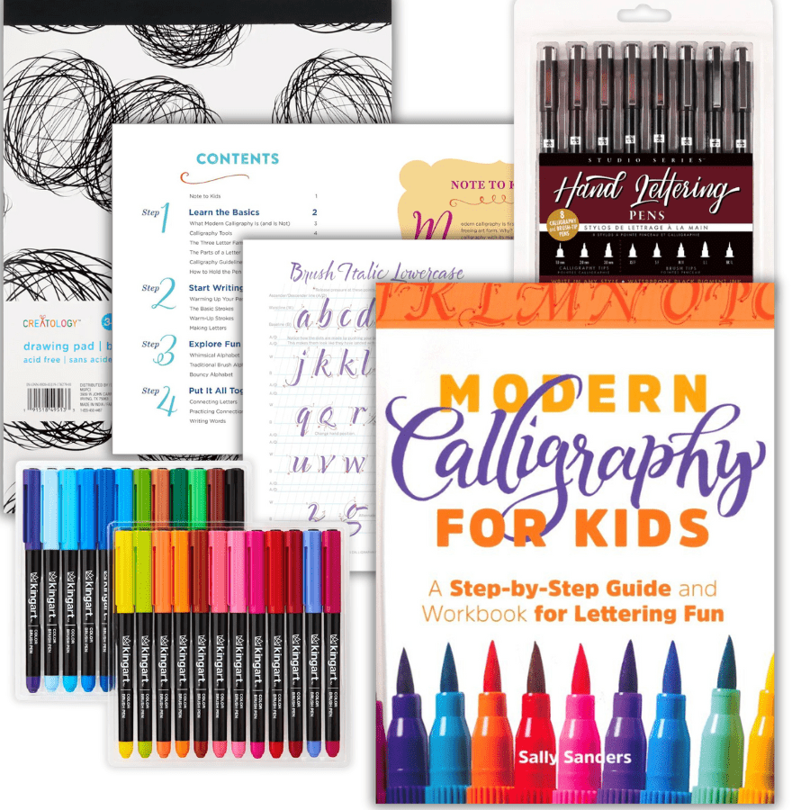 Introduction to Calligraphy Kit for Kids - Knowledge Crates